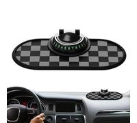 Anti Slip Dashboard Mat, Multi Functional Organizer Pad, 9.84x4.72x1.18 Inches Rotatable Car Accessory with Skid Proof Design, Sturdy Holder, Home Tool with Modern Style, Interior Aid for Auto