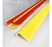 Anti-Slip Edge Protector for Kindergarten/Hospital,Transition Strip Stair Treads for Wooden Steps, PVC Edging Trim Strip on Tile/Wood/Laminate, Customizable(Yellow)