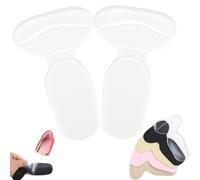 Anti-Slip Heel Liners for Women Shoes - Soft Cushion Heel Grips to Improve Fit, Prevent Shoe Slipping, Comfortable Inserts for Loose Shoes, Pumps, Sneakers, Flats (Transparent,6pc)