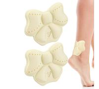 Anti Slip Heels Insert, 2X Half-Size High Heels Comfort Pads, 11g Enlarge Cropped High Heel Cushion, Self-Adhesive Liners for Walking, Enhanced Comforts Solution for Women’s, 0.19inches/0.31inches