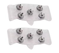 Anti-Slip Ice Grippers, 5-Tooth Shoe Crampons, Average Size Footwear with Pet Metal Build, Hiking Ice Boots, Shoe Cleats with Sturdy Design, Footwear Accessory for Walking & Climbing