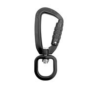 Anti-Slip Link - Rotational Hook for Backpacking | Tangle-Free plus Aerospace Grade Alloy and High-Load Capacity for Clipping, Linking, Hoisting and Mounting Keychains Leashes Gear-Bags Tent-Line