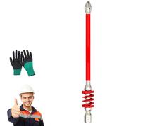 Anti-Slip Magnetic Phillips Bit with Spring, Quick Eject & Strong Magnetic Hex Shank, Impact-Resistant, No More Slipping, Compatible with Electric & Manual Tools (110mm)