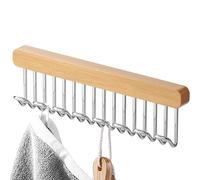 Anti Slip Multi Hook Coat Racks - Clothes Hanger Bra Hangers For - Space Saving Organizer, Hanger with Multip Within Reach with This Easy-tole Hooks Non-Slip For Bras Ties Tank Top Scarf