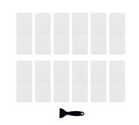 Anti Slip Shower Stickers - 6×20×0.1cm Waterproof Flexible Adhesive Decals | Adhesive Bath Tub Stickers | Non Slip Bath Decals For Bathroom Flooring Tile Stairs Pool Stall Toilet Elderly Seniors