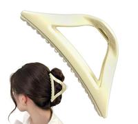 Anti-Slip Silicone Triangular Claw Clip | Non Slip Hair Clips,Girls Hair Accessory | Silicone Haiir Clip Stylish Anti-sliip Ergonomic | Silic0ne Haiir Cliip For Daily Casual Commuting Sports Party Wed