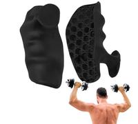 Anti Slip Workout Gloves, Fingerless Design, Gym Hand Grips, Dumbbell Support, Adjustable Wrist Wraps, Ideal para hombres y mujeres, Weightlifting, Strength Training,