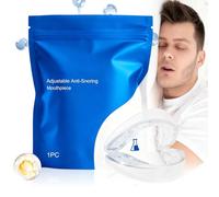 Anti Snoring Devices - (Soft Silicone Construction) Flexible Sleep Aid Guard, Comfortable Night Breathing Support, Adjustable Tool | Quiet Rest Improvement Option for Men Women Adults Fat