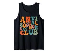 Anti Social Gato Mamá Club Camiseta sin Mangas