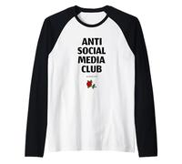 Anti Social Media Club Analog Love (Declaración de desintoxicación Digital) Camiseta Manga Raglan