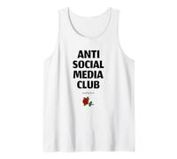 Anti Social Media Club Analog Love (Declaración de desintoxicación Digital) Camiseta sin Mangas