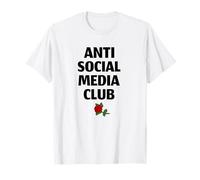 Anti Social Media Club (Declaración de desintoxicación Digital) Camiseta