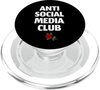 Anti Social Media Club (Declaración de desintoxicación Digital) PopSockets PopGrip para MagSafe