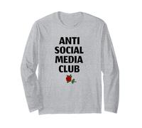 Anti Social Media Club (Declaración Divertida de desintoxicación Digital) Manga Larga