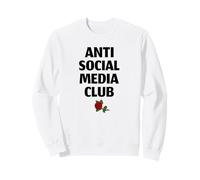 Anti Social Media Club (Declaración Divertida de desintoxicación Digital) Sudadera