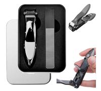 Anti-Splash Nail Clippers,Adult Sturdy Fingernail Clipper,Toenail Clipper for Seniors Thick Toenails,Stainless Steel Nail Clippers Set