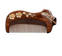Anti Static Hair Comb, Cheongsam Design Detangling Brush, 5.91x2.76 Inch 3D Printed Comb with Smooth Glide, Lightweight Resin Styling Combs, Elegant Pattern Hair Combs Design, Shower Home Travel Use