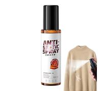 Anti-Static Spray - 100ml Clothing Static Guard With Cationic Formula | Practical Fabric Spray For Moderate Crease Release & No Harsh Scent