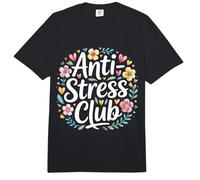 Anti-Stress Club Calm Vibes Overthinking Survivor |- Comfort Colors Adult Heavyweight T-Shirt