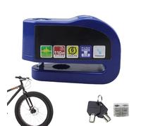Anti-Theft Alarm Disc Brake Lock, Portable Motorcycle Security Lock, Loud Wheel Locks for Bike, Scooter, Motorbike, Vibration Triggered Alarm, Discs Rotor Clamp, 1 Set
