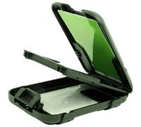 Anti-Theft Aluminum Card Holder With Money Clip Water Resistant Organiser Case Cash Wallet For Business Travel Aluminum Wallet