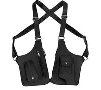 Anti Theft Bag Men, Adjustable Shoulder Harness with Underarm Strap and Secure Compartments, Leather Holster for Wallet, Phone, Passport, Travel, Outdoors, City, Commute