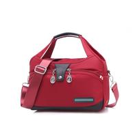Anti Theft Crossbody Bag for Women Soft Side Lightweight Underseat Tote Bag Fashion Waterproof Handbag Shoulder Bags (A)