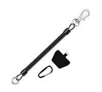 Anti Theft Lanyard, Retractable Phone Strap Holder, Adjustable 120cm Neck Wrist Cord with Secure Buckle Attachment System for Drop Protection Mobility Access, Nylon Fiber Phone Carrier Harness