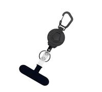 Anti-Theft Phone Tether, Universal Adhesive Anchors, Anti-Drop Phone Holder with Retractable Steel Line & Locking Carabiner, Extendable Phones Leashs for Reliable Phones Security During Urban Commutes