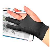 Anti-Touch Glove, Artist Gloves For Drawing Tablet, Tablet Glove Two Finger Smooth Elasticity Pen Pencil Sketching Painting Right Hand Or Left