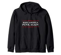 Anti-Trump Apparel & Gifts: Make America Punk Again Sudadera con Capucha
