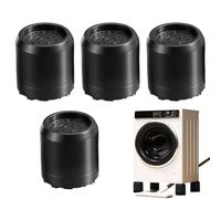 Anti-Vibration Pads, Washing Machine Suction Cups, Noise-Reducing Support Mat, Slip-Resistant Base Stabilizer for Home, Kitchen, Sofa Legs, Laundry Room, 2.44x2.44x2.44 inches
