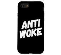 Anti Woke No despertó Libertad de expresión Antiliberal Libertario Carcasa para iPhone SE (2020) / 7/8