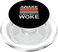 Anti-Woke Pro Libertad de expresión Decir no a WOKENESS PopSockets PopGrip para MagSafe