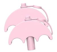 Anti-Wrinkle Straw Covers for Water Cups - 4.57x2.6x0.51 Inches Silicone Straw Cap | Dringking Strâw Toppers | Dust-Proof Reusable Straws Tips Lids | Leakproof Straws Protector for Party