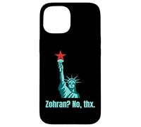 Anti Zohran Mamdani No Mamdani NYC Humor político Meme Broma Carcasa para iPhone 15