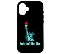 Anti Zohran Mamdani No Mamdani NYC Humor político Meme Broma Carcasa para iPhone 16