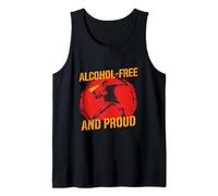 Antialcohólicos Abstinencia Alcohol Free and Proud Camiseta sin Mangas