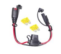 Antianxia Conector SAE compatible con cargador de batería inteligente NOCO Genius GC004 X-Connect de 12 a 16 AWG, cable de extensión SAE, 3 conectores impermeables fusionados de 20 A