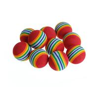 antianzhizhuang Paquete de 10 pelotas interactivas para buscar y masticar para perros pequeños, para entrenamiento exterior para jugar, pelota de juguete para mascotas con interior y juguete para