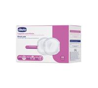 Chicco - Discos absorbentes de lactancia, evita irritaciones, grietas o mastitis, 60 unidades