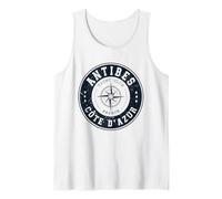 Antibes Yacht Club Costa Azul Riviera Francesa Francia Navegación Camiseta sin Mangas