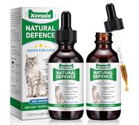 Antibióticos Naturales para Gatos, Antibióticos Gato, Promover La Digestión, Contra la Cistificación Gato, Alivio de la Alergia de Gato, Alivio del Picor para Gatos, Gato Antibióticos para UTI, 60ml*2