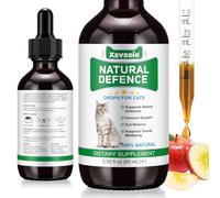 Antibióticos Naturales para Gatos, Antibióticos para Gatos,Tratamiento para Infecciones del Tracto Urinario,Alivio de Alergias Cutáneas y Picazón,Mejora del Sistema Inmunológico y la Salud ósea, 60ML