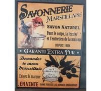 Antic Line - Placa de metal (33 x 25 cm)