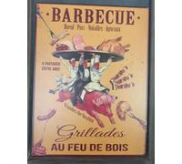 Antic Line Placa de metal grande (50 x 38 cm)