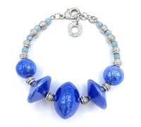 Antica Murrina Veneziana - Pulsera de mujer de cristal de Murano, fabricada en Italia