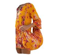 Antica Sartoria - Bolsa De Hombro Modamare Shopper Verano Tote Bag Forrado | Miro Boho Chic Bolso Mujer Casual Ligero Estilo Mediterráneo Costa Amalfitana (Naranja)