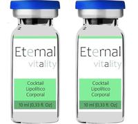 Anticelulítico Reductor Potente - Cocktail Corporal Lipolítico, Ampolls de 5ml, quemagrasas Abdominal, Reductor y Reafirmante para celulitis piernas y glúteos (2 Viales)