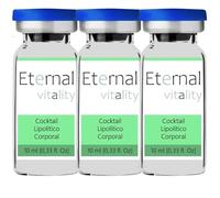 Anticelulítico Reductor Potente - Cocktail Corporal Lipolítico, Ampolls de 5ml, quemagrasas Abdominal, Reductor y Reafirmante para celulitis piernas y glúteos (3 Viales)